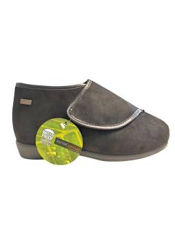 Doctor Cutillas 10295 negro. Zapatilla abotinada cierre de velcro